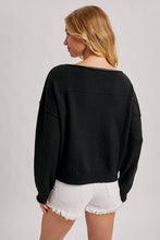Load image into Gallery viewer, Tessa Sweater - Rolled Trim