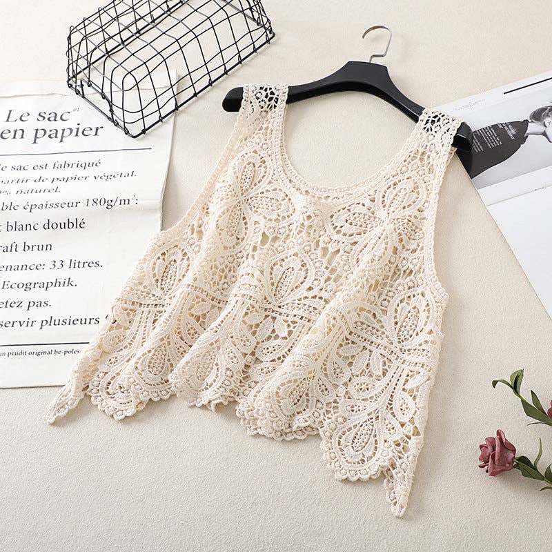 Crosa -  Vintage Crochet Tank Top
