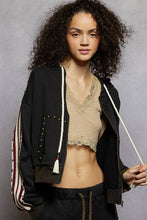 Load image into Gallery viewer, Tilley Stud Knit Hoodie Jacket