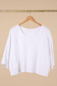 Italian Linen Tunic Top
