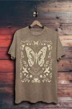 Load image into Gallery viewer, Butterfly Flowers Graphic Tee
