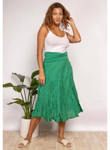 Load image into Gallery viewer, Italian Cotton Maxi Skirt