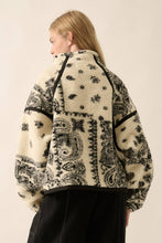 Load image into Gallery viewer, Sherpa Fleece Zip Pullover Jacket
