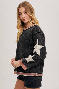 EMI STAR SLEEVED TOP