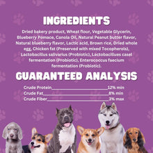 Load image into Gallery viewer, JoJo Good Chews Peanut Butter and Jelly Soft Dog Treats