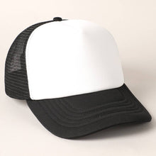Load image into Gallery viewer, Blank Trucker, choose a removable patch