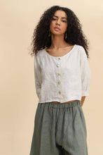 Load image into Gallery viewer, Italian Linen Button Down Top