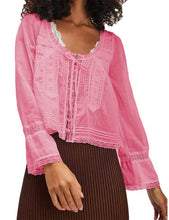 Load image into Gallery viewer, Lacy Boho Blouse Top