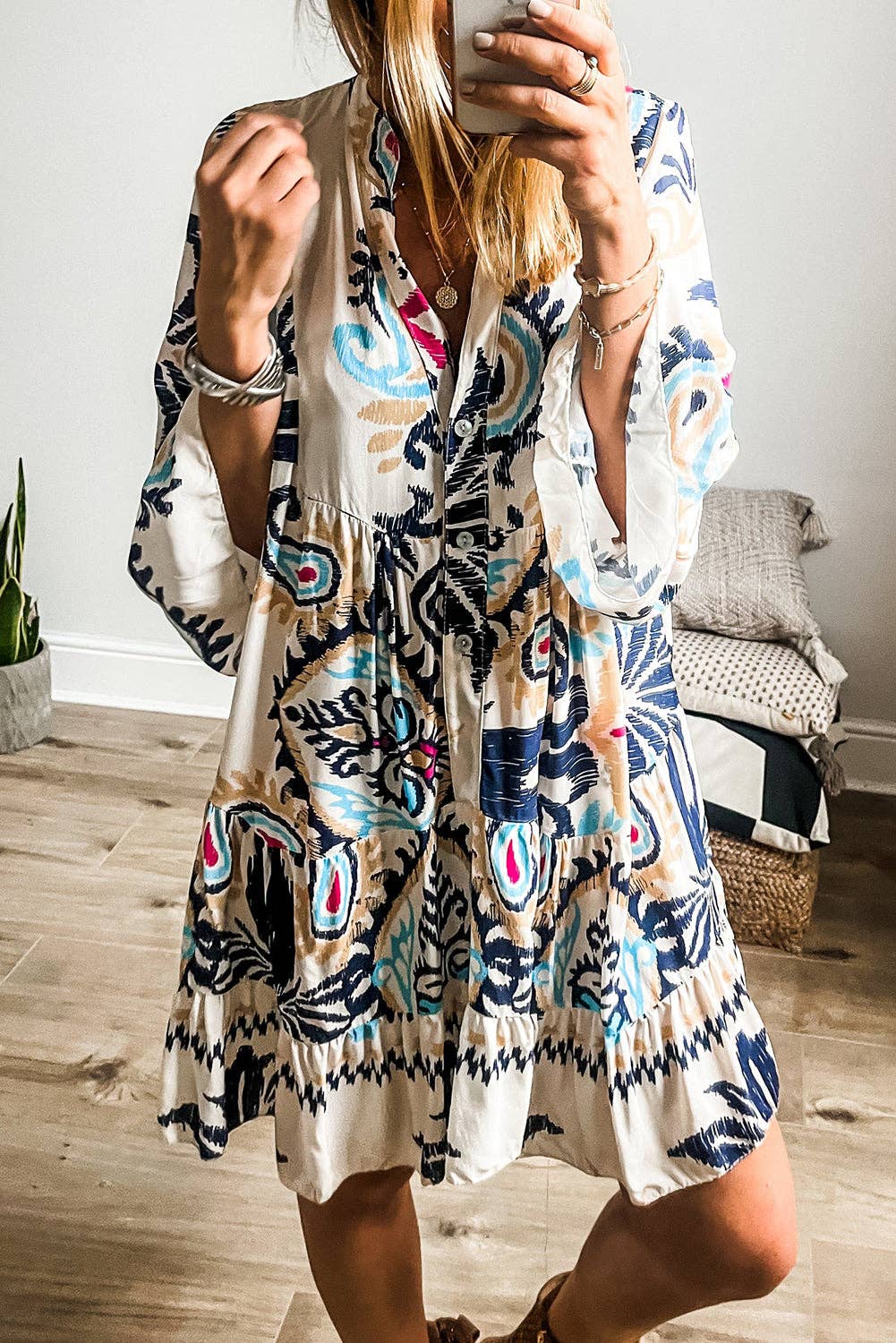 Boho Flouncy Dress