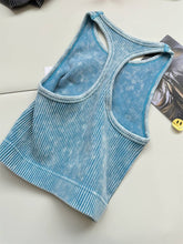 Load image into Gallery viewer, Washed Racerback tank top