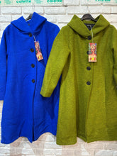 Load image into Gallery viewer, Petra Long Chocolate Wool Coat Italy