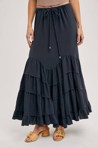 Betty RUFFLED MAXI SKIRT