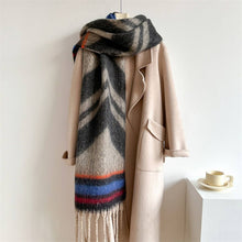 Load image into Gallery viewer, Zella Winter Long Fringe Scarf - Thick Cozy Wrap