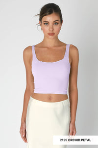 Lettuce Edge Crop Top