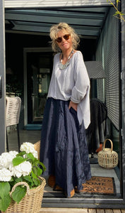 Bizou Asymmetrical Cotton Sweater - France