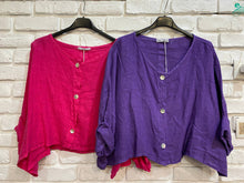 Load image into Gallery viewer, Italian Linen Button Down Top