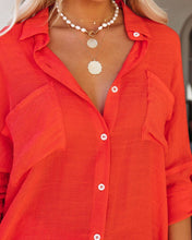 Load image into Gallery viewer, Summer Pocket Button Down Shirt