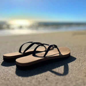 Huntington Flip Flops Black