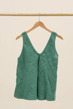 Load image into Gallery viewer, V-neck Tank Top 100% linen