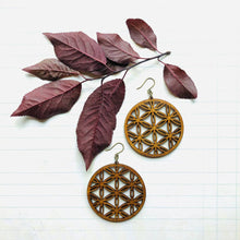 Load image into Gallery viewer, Flower of Life Earrings
