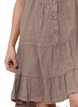 Load image into Gallery viewer, Cap Sleeve Italian Linen dress