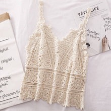 Load image into Gallery viewer, Solid Color Crochet Tank