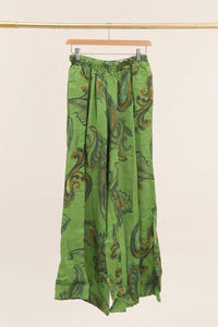 Italian Linen Print Pants