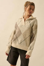 Load image into Gallery viewer, Arlie Argyle Sweater