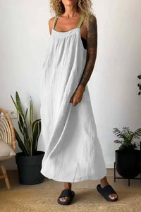 Summer Suspender Maxi Dress