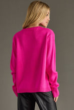 Load image into Gallery viewer, Bright Pink Ski Sweater