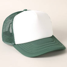 Load image into Gallery viewer, Blank Trucker, choose a removable patch