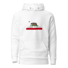 Load image into Gallery viewer, Unisex Hoodie CA Flag with Bear - Lake Tahoe