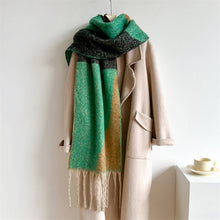 Load image into Gallery viewer, Mandy Cozy Long Fringe Wool Scarf