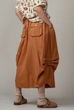 Load image into Gallery viewer, Balloon Hem Drawstring Maxi Skirt