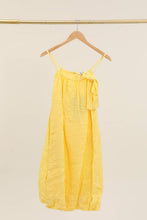 Load image into Gallery viewer, Italian Linen Bow Strap Dress