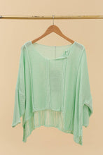 Load image into Gallery viewer, Bizou Asymmetrical Cotton Sweater - France