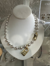 Load image into Gallery viewer, Palpito “Snowflake” Two Tone Necklace