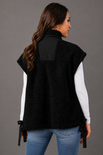 Load image into Gallery viewer, Black Fleece Vest