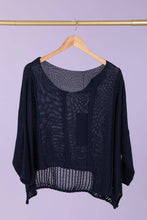 Load image into Gallery viewer, Bizou Asymmetrical Cotton Sweater - France