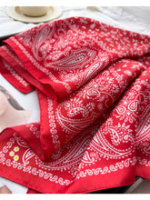 Load image into Gallery viewer, Scarvii - Paisley Print Square Scarf