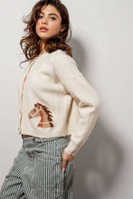 Load image into Gallery viewer, Ginger Horse Cardigan Sweater