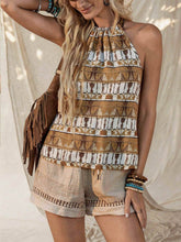 Load image into Gallery viewer, Boho Ditsy Floral Halter Neck Camisole Summer Tank Top
