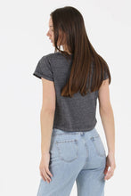 Load image into Gallery viewer, BURNOUT KNIT T SHIRT WITH ONE POCKET