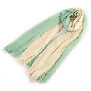 Elegant Contrast Style Long Scarf