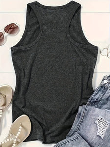 Sunrise over the mountains graphic tank top