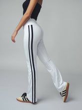 Load image into Gallery viewer, High-Waist Side Stripe Flared Pants