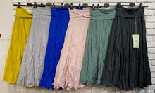 Load image into Gallery viewer, Italian Cotton Maxi Skirt