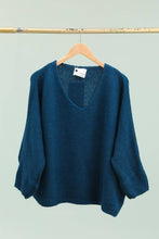 Load image into Gallery viewer, Eloise Oversized V Neck Sweater Wool Mohair Blend - Italian
