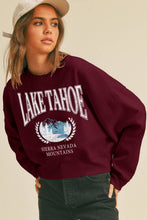 Load image into Gallery viewer, Lake Tahoe Sierra Nevada Mountains Short Cropped Sweatshirt