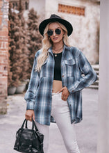 Load image into Gallery viewer, Women&#39;s Loose Flannel Plaid Shirt
